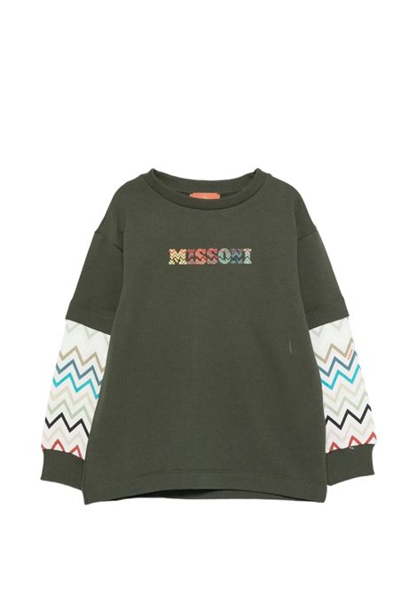 Felpa con ricamo MISSONI KIDS | MZ4H30 Z318370J